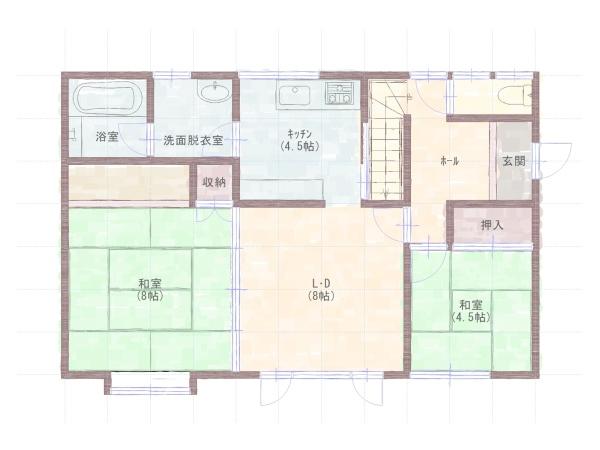 【愛国東4丁目　中古住宅】