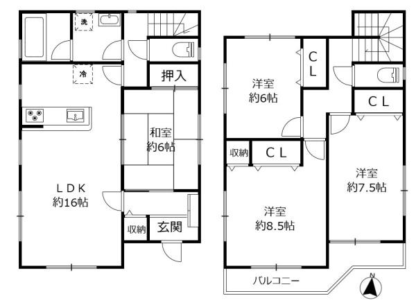 野洲市西河原の中古一戸建て