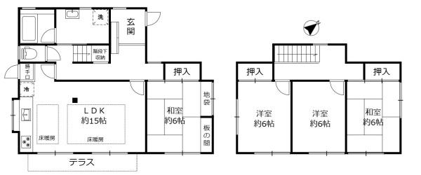 野洲市久野部の中古一戸建て