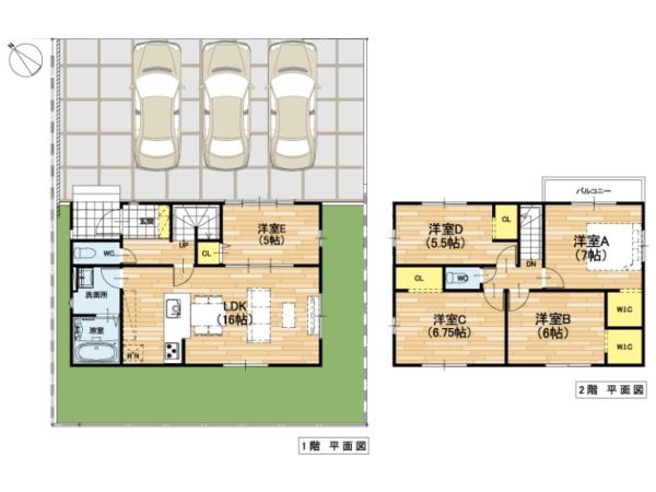 野洲市大畑　1期1号地