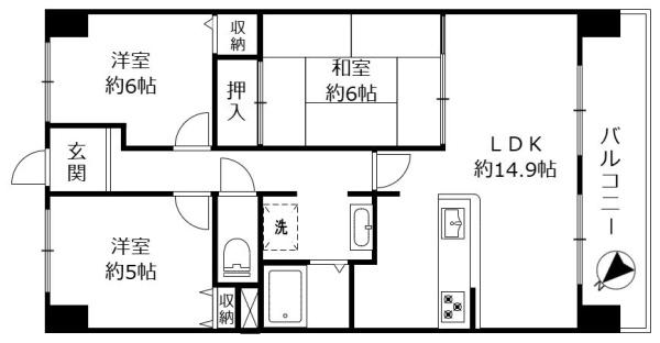 ルモン甲西中央　4F　中古マンション