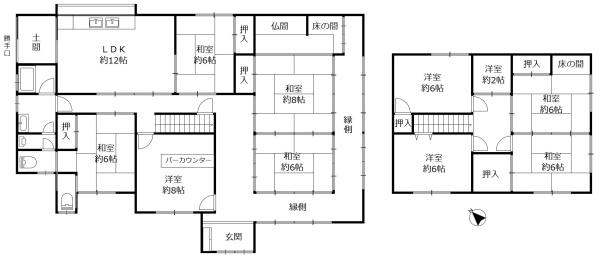 野洲市堤の中古一戸建て