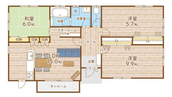 千葉市若葉区千城台東3　中古戸建