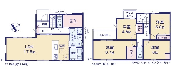 稲毛区宮野木町7期　新築戸建エルデ1号棟