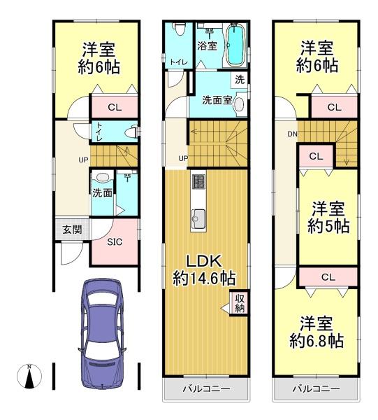 大阪市住吉区清水丘１丁目　中古戸建