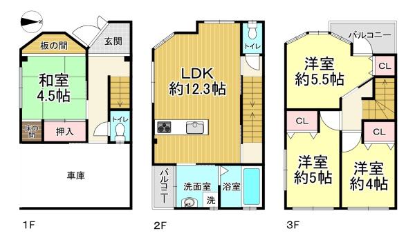 住吉区万代6丁目　戸建