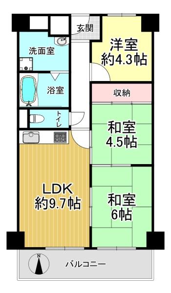 日商岩井泉尾マンション１号棟