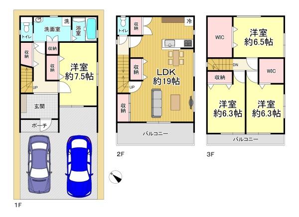 堺市堺区三条通Ａ号地　新築戸建
