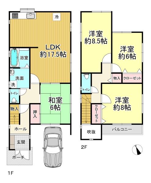 堺市西区上　中古戸建