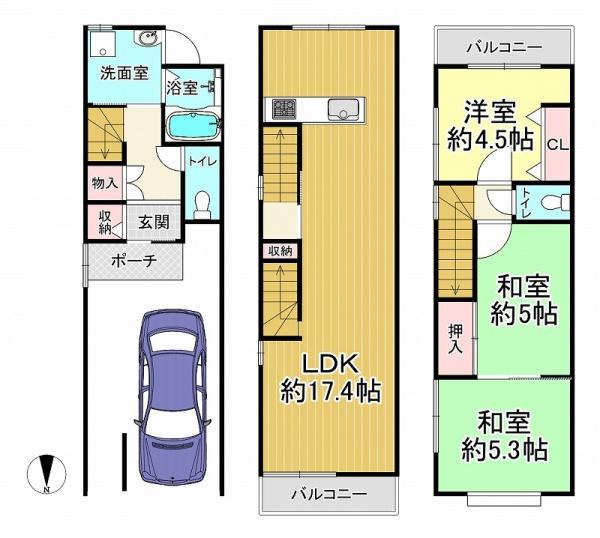 大阪市住吉区山之内２丁目の中古一戸建