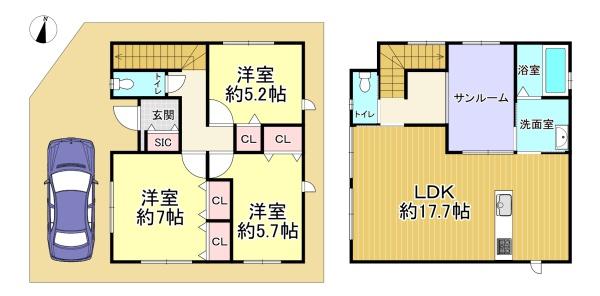 堺市堺区新在家町東４丁　新築戸建