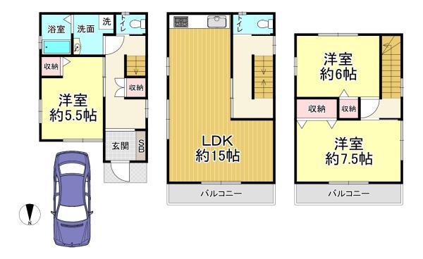 堺市堺区松屋町２丁　中古戸建