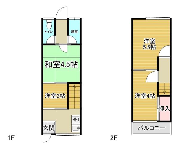 住之江区北島3丁目中古テラス