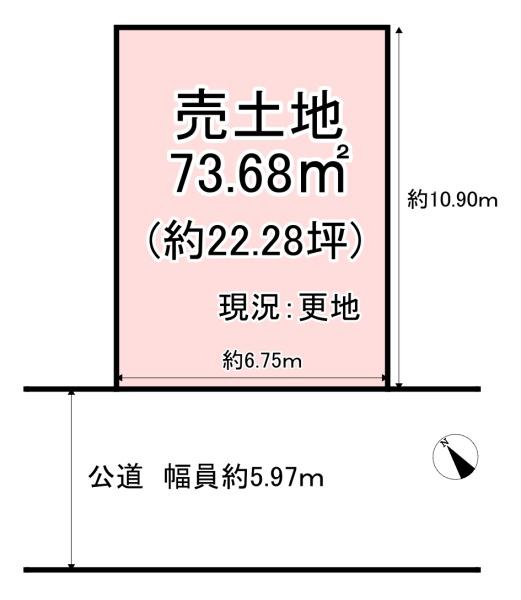 堺市堺区南旅篭町西３丁　売土地