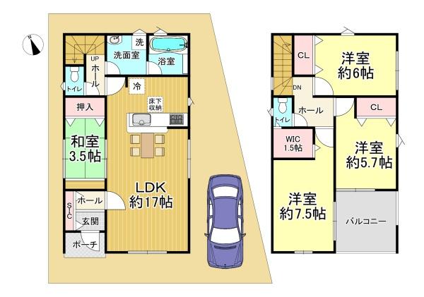 堺市堺区石津町第２　７号棟　新築戸建
