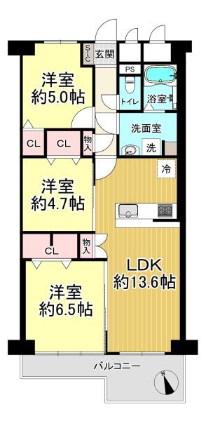 新北島コーポ３号棟