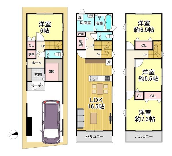 大阪市住之江区東加賀屋３丁目　Ａ号地