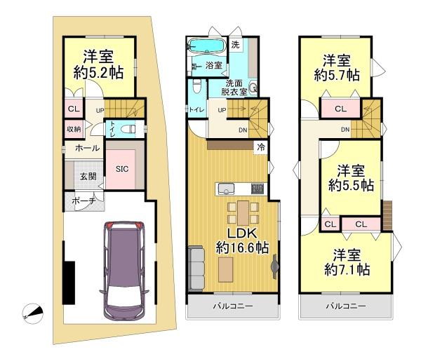 大阪市住之江区東加賀屋３丁目　Ｂ号地