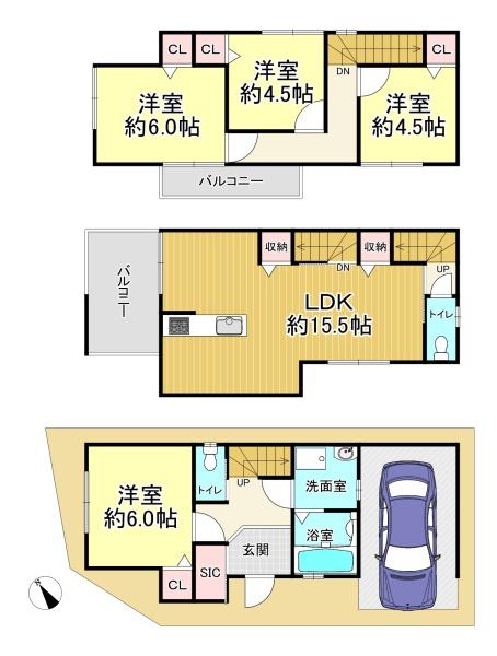 大阪市住之江区西住之江３丁目　新築戸建