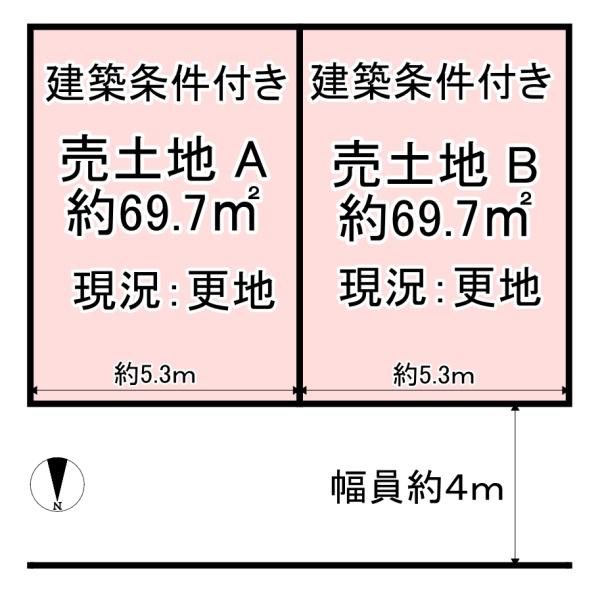 大阪市西成区南津守３丁目　Ｂ売土地