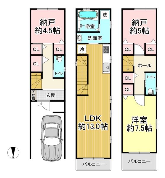 大阪市住之江区東加賀屋２丁目　中古戸建