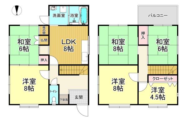 堺市堺区山本町５丁　中古戸建