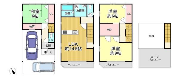 大阪市西成区聖天下１丁目の中古一戸建