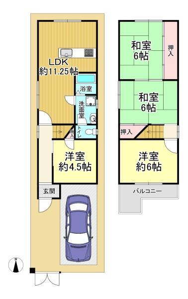 大阪市住吉区清水丘３丁目の中古一戸建