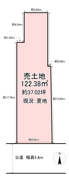 大阪市阿倍野区阪南町５丁目　売土地