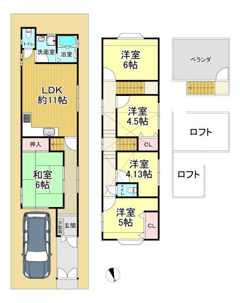大阪市住吉区遠里小野７丁目　中古戸建