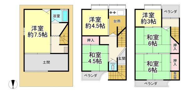 千本中１丁目　中古戸建