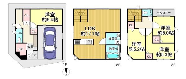 阿倍野区丸山通２丁目　中古戸建