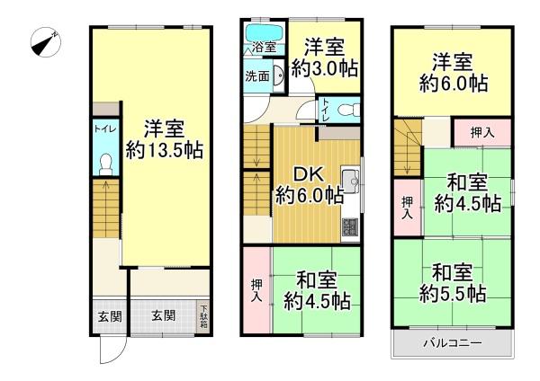 大阪市西成区旭１丁目の中古一戸建て