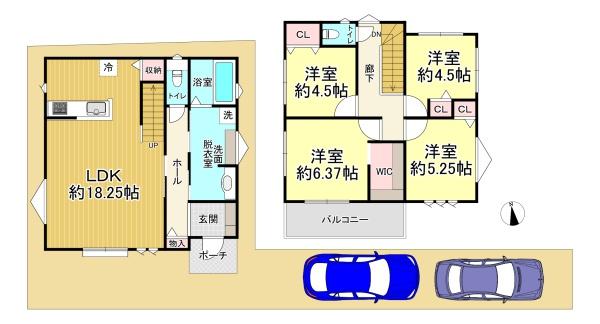 堺市西区家原寺町１丁　Ｂ号地　新築戸建