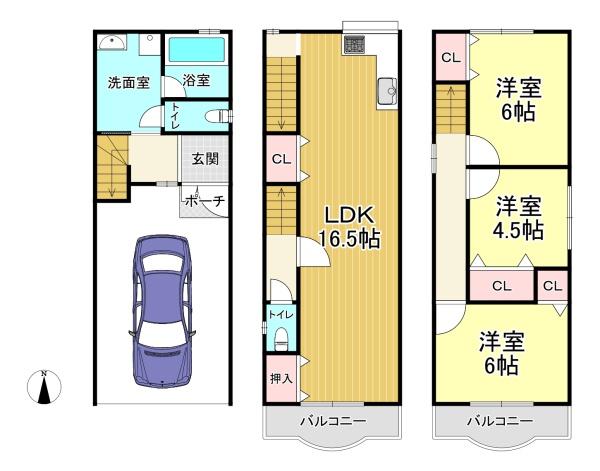 大阪市阿倍野区阿倍野筋５丁目　中古戸建