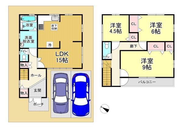 堺市西区浜寺船尾町東１丁の中古一戸建