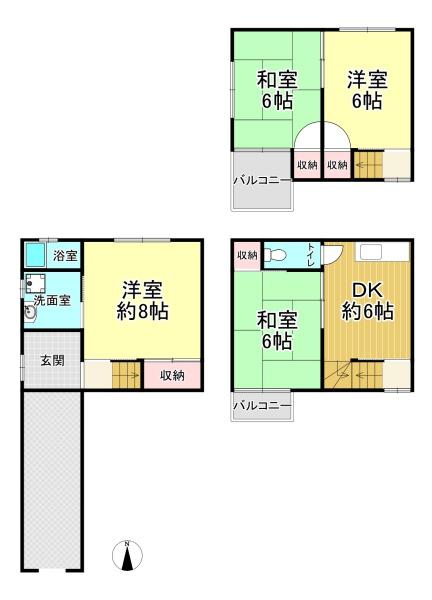 大阪市住吉区長居２丁目　中古戸建