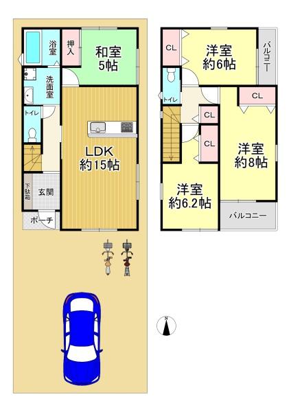 大阪市住之江区粉浜３丁目の中古一戸建て