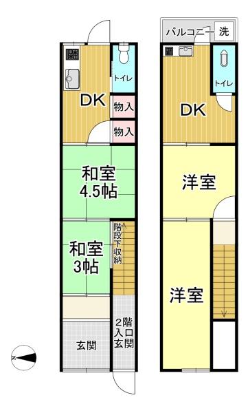 大阪市西成区鶴見橋２丁目　中古テラス