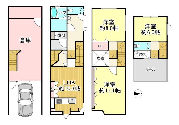 堺市西区神野町１丁　中古戸建