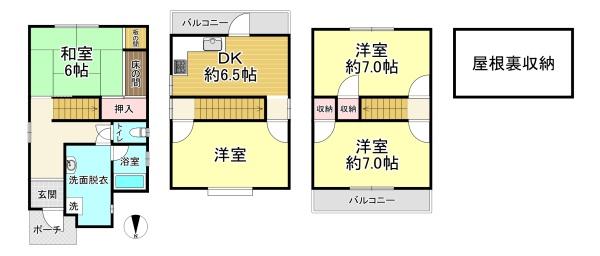 大阪市西成区津守３丁目の中古一戸建て