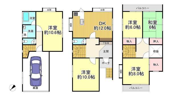 大阪市阿倍野区共立通１丁目　中古戸建