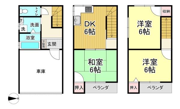 大阪市西成区鶴見橋１丁目の中古一戸建て