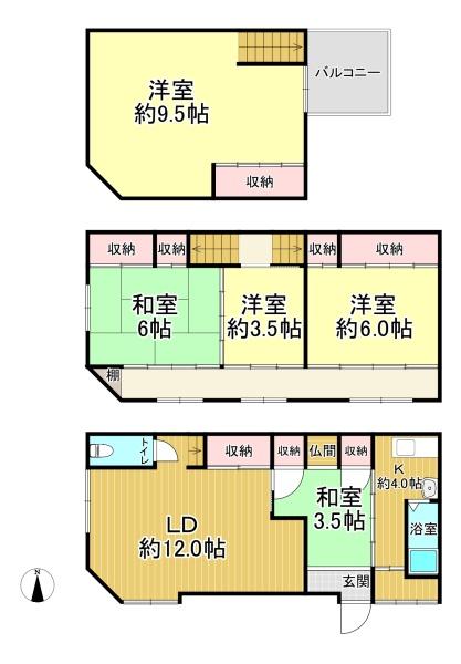 大阪市西成区梅南１丁目の中古テラスハウス