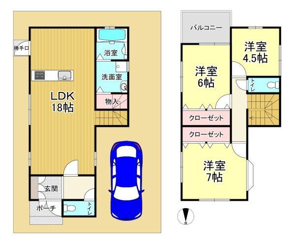 堺市西区草部　中古戸建