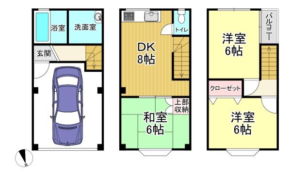 大阪市住吉区遠里小野５丁目　中古戸建