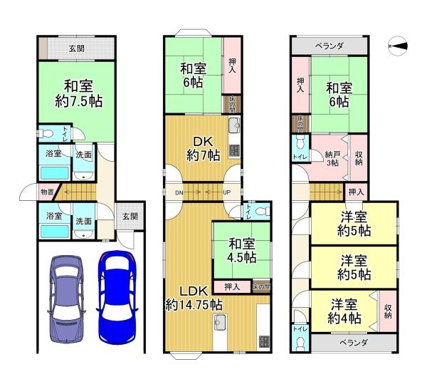 大阪市住之江区柴谷２丁目の中古一戸建