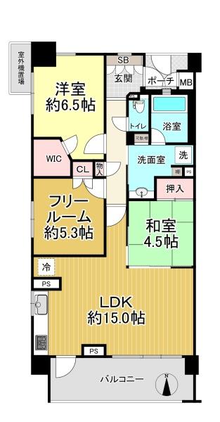 エルシア東加賀屋(間取り)