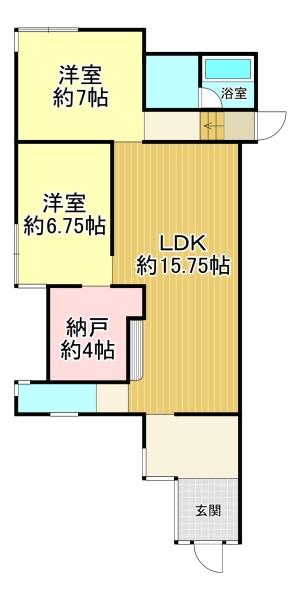 フィオーレ帝塚山(間取り)