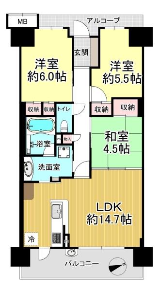 ディアエスタミオ南住吉壱番館